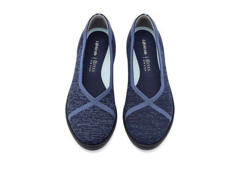 ライフストライド レディース シューズ サンダル LifeStride Award BallerinaSkimmer Shoes Navy Blazer ネイビー