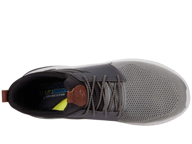 スケッチャーズ メンズ シューズ スニーカー SKECHERS Delson 30 Cicada GrayBlack ブラック スケッチャーズ メンズ シューズ スニーカー SKECHERS Delson 30 Cicada GrayBlack ブラック