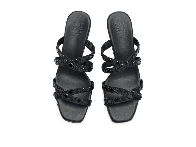 ナチュライザー レディース シューズ サンダル Naturalizer Kimi Black Satin ブラック