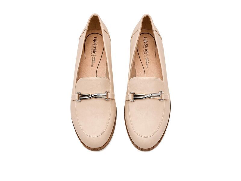 ライフストライド レディース シューズ スリッポン・ローファー LifeStride Zeeland LoaferMoc Shoes Almond Milk