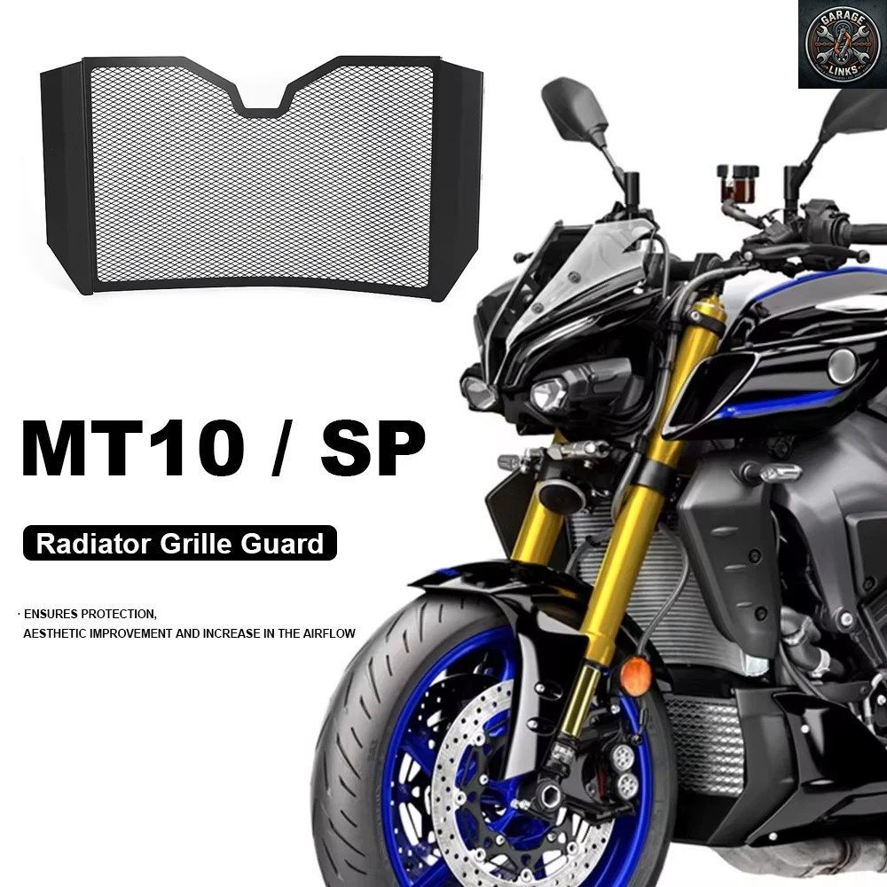 MT10 モーターサイクル 2022 2023 ラジエーターグリルガードカバープロテクタータンクネットグリルプロテクション ヤマハ MT-10 MT-10SP MT