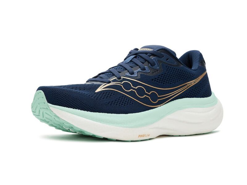 サッカニー レディース シューズ スニーカー Saucony Ride 19 NavyAqua ネイビー