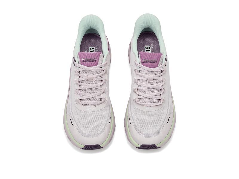 スケッチャーズ レディース シューズ スニーカー Skechers Arch Fit Glidestep Wave Hands Free Skipins Lavender ラベンダー