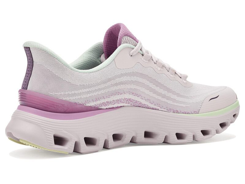 スケッチャーズ レディース シューズ スニーカー Skechers Arch Fit Glidestep Wave Hands Free Skipins Lavender ラベンダー