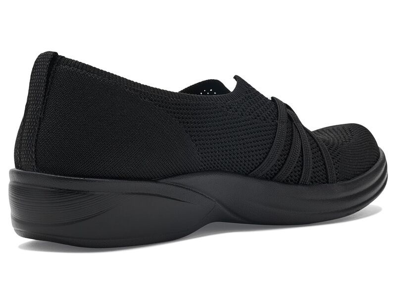 ライフストライド レディース シューズ サンダル ニット LifeStride Niche Knit Skimmers Blacknit Fabr ブラック