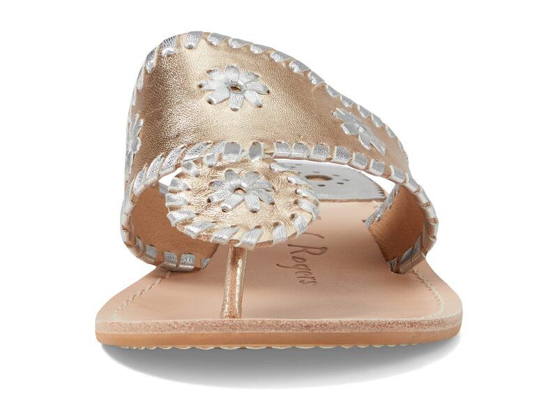 ジャックロジャース レディース シューズ サンダル Jack Rogers Jacks Flat Sandal PlatinumSilver シルバー