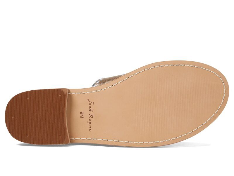 ジャックロジャース レディース シューズ サンダル Jack Rogers Jacks Flat Sandal PlatinumSilver シルバー