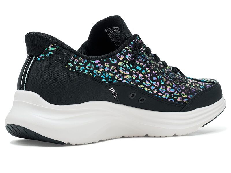 スケッチャーズ レディース シューズ スニーカー SKECHERS Contour Foam Cozy Fit Radiant Glow Black Multi ブラック