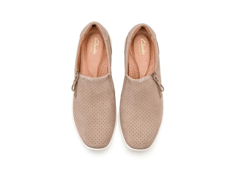 クラークス レディース シューズ スニーカー Clarks Lynell Sky Stone Nubuck ストーン