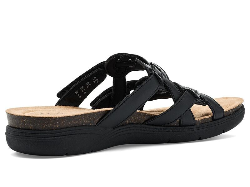 クラークス レディース シューズ サンダル Clarks April Rae Black Combi Coa ブラック