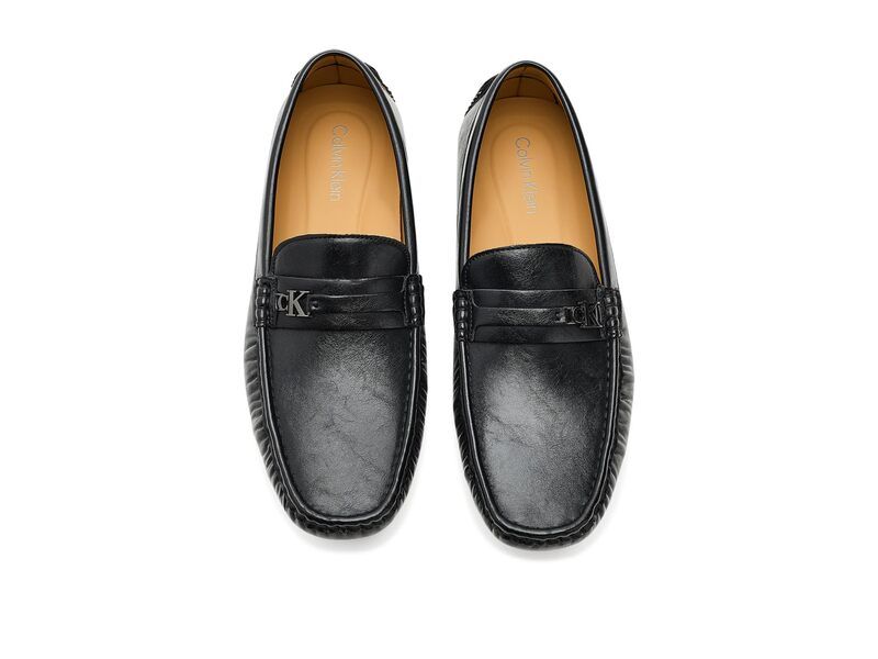 カルバンクライン メンズ シューズ スリッポン・ローファー Calvin Klein Fasek Black ブラック