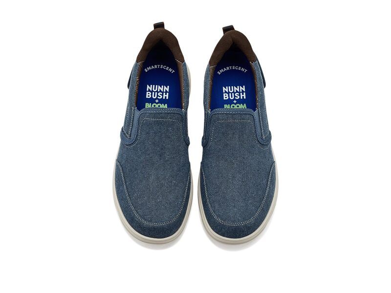 ノンブッシュ メンズ シューズ スニーカー ローファー Nunn Bush Brew City Easy On and Off Moccasin Toe Hands Free Organicanvas