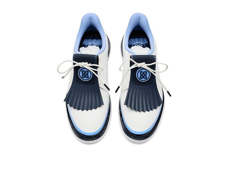 ジーフォア レディース シューズ スニーカー GFORE Gallivan2r Tuxedo Stripe Kiltie Golf ShoesnowTwilight 1 ストライプ