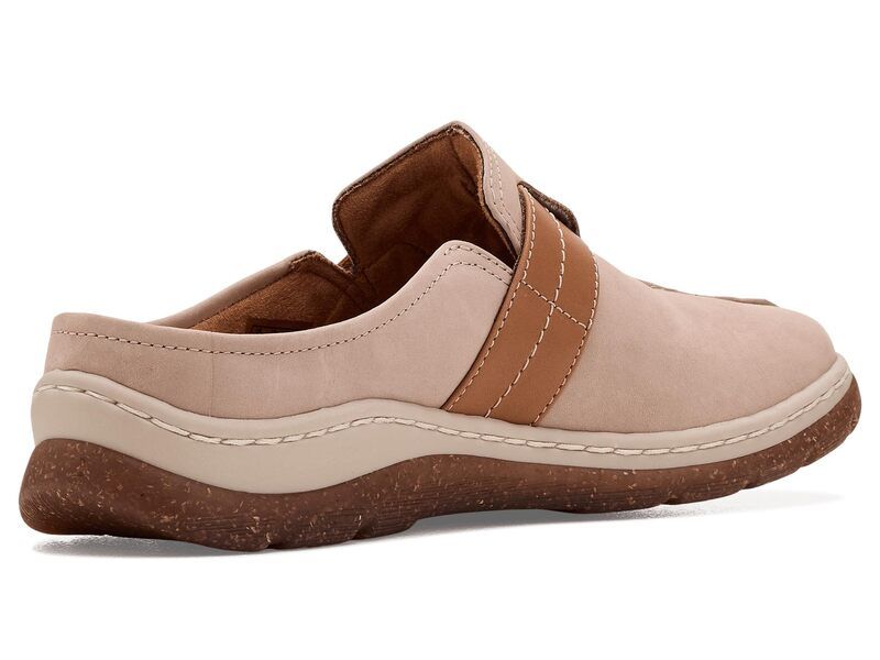 クラークス レディース シューズ スリッポン・ローファー Clarks Orlene Clogs Taupe Nubuck トープ
