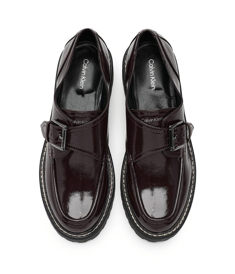 カルバンクライン レディース シューズ スリッポン・ローファー Calvin Klein Saundee Dark Red レッド カルバンクライン レディース シューズ スリッポン・ローファー Calvin Klein Saundee Dark Red レッド