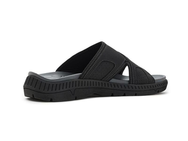 ノンブッシュ メンズ シューズ サンダル Nunn Bush Laguna Slide Sandalightweight and Comfortable Black ブラック
