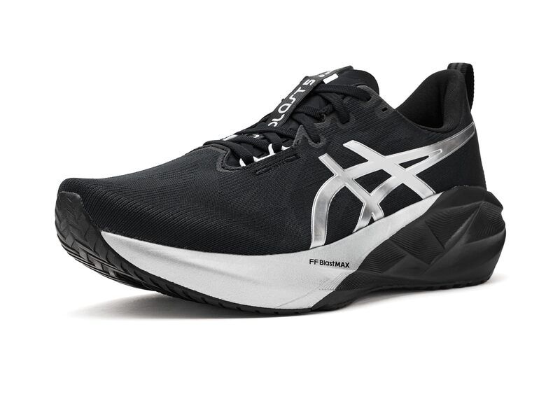 アシックス メンズ シューズ スニーカー ASICS Novablast 5 PlatinumBlack ブラック