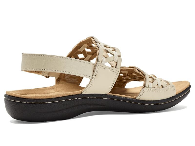 クラークス レディース シューズ サンダル Clarks Laurieann Lily Cream Leather クリーム