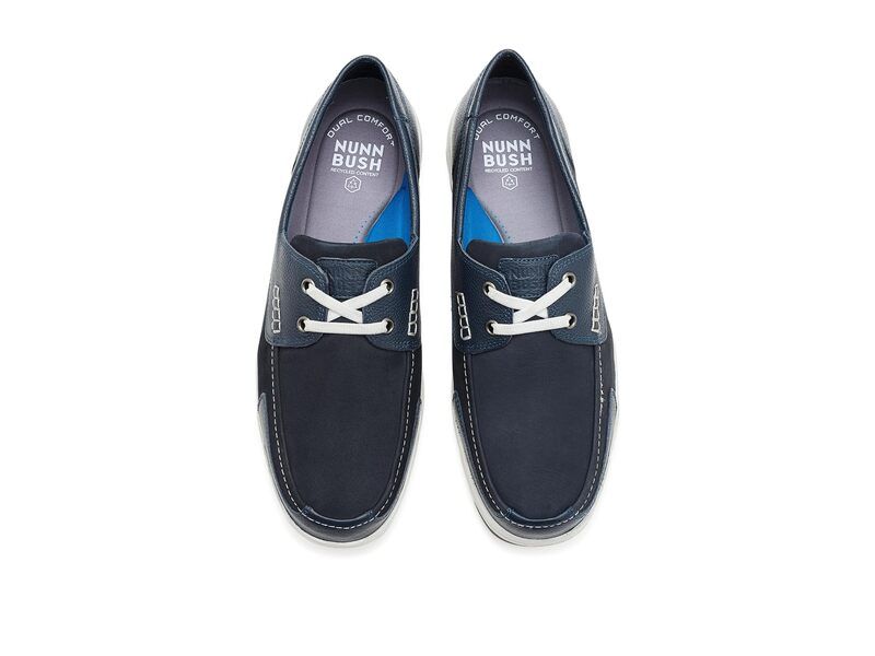 ノンブッシュ メンズ シューズ オックスフォード レース Nunn Bush Luca Moccasin Toe Boat Oxford Lightweight Comfortable Nautica