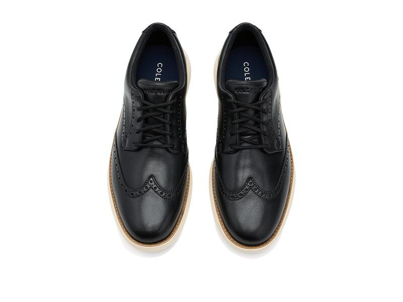 コールハーン メンズ シューズ オックスフォード ウィングチップ Cole Haan Grand Remix Wingtip BlackIvory アイボリー コールハーン メンズ シューズ オックスフォード ウィングチップ Cole Haan Grand Remix Wingtip BlackIvory アイボリー