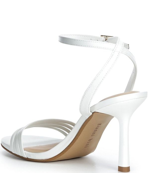 ジャンビニ レディース シューズ サンダル レザー Gianni Bini Dafney Leather Strappy Dressandals White ホワイト ジャンビニ レディース シューズ サンダル レザー Gianni Bini Dafney Leather Strappy Dressandals White ホワイト