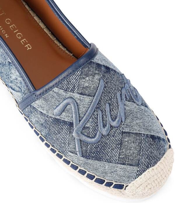 カートジェイガーロンドン レディース シューズ スリッポン・ローファー チェルシー ロゴ Kurt Geiger London Chelsea Woven Logo Slip On Espadrill カートジェイガーロンドン レディース シューズ スリッポン・ローファー チェルシー ロゴ Kurt Geiger London Chelsea Woven Logo Slip On Espadrill