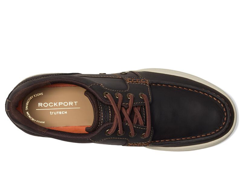 ロックポート メンズ シューズ スニーカー Rockport Wentworth Dark Brown Leather ブラウン