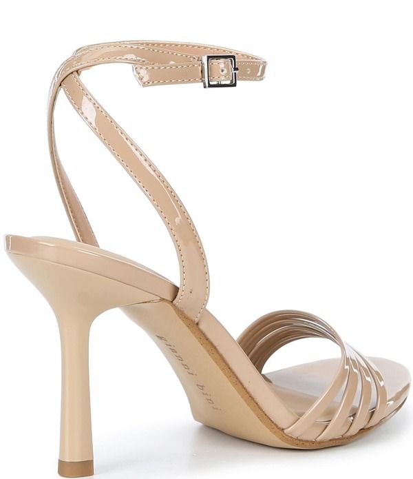 ジャンビニ レディース シューズ サンダル Gianni Bini Dafney Patent Strappy Dressandals Dark Sierra Tan タン