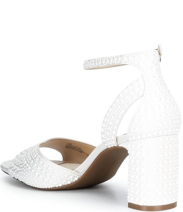 アレックスマリー レディース シューズ サンダル ラップワンピース アンクル Alex Mariellise Two Pearl Embellished Ankle Wrap Dressandals
