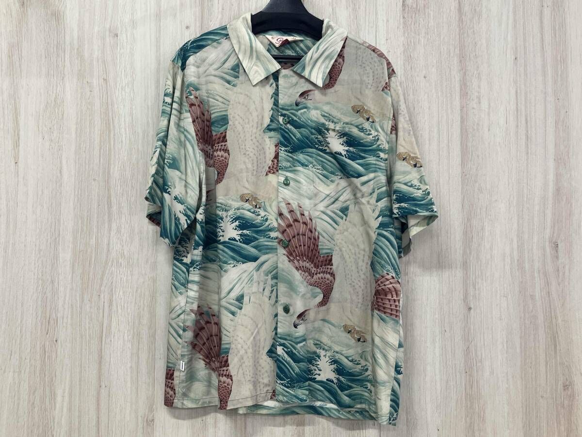 SAPEur サプール アロハシャツ Hataka Aloha shirt S/S 波鷹 XLサイズ グリーン