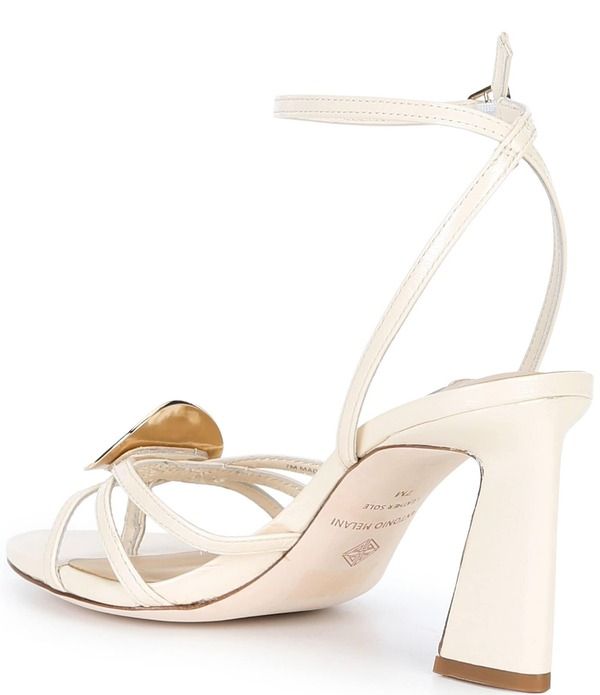 アントニオ メラーニ レディース シューズ サンダル アンクル レザー Antonio Melani Calista Leather Ornamented Ankle Strap Dressandal