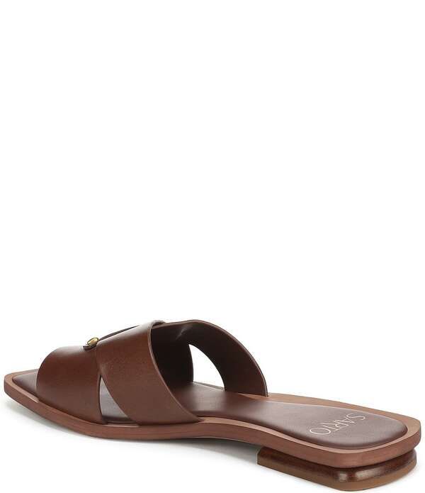 フランコサルト レディース シューズ サンダル レザー Sarto by Franco Sarto Etta Leather Toe Loop Flat Sandals Coffee コーヒー