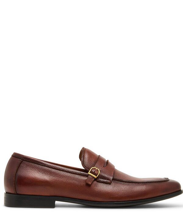 スティーブ マデン メンズ シューズ スリッポン・ローファー レザー Steve Madden Mens Chilo Leather Dress Penny Loafers Tan タン