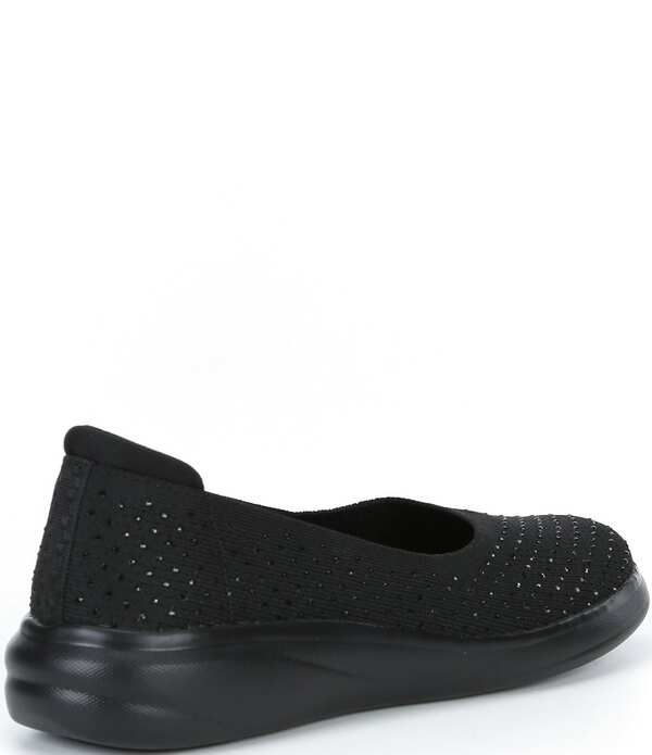 アレックスマリー レディース シューズ サンダル Alex Marie Ari Washable Jewel Embellished Flats Black ブラック