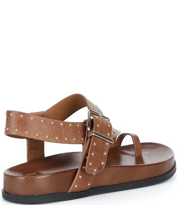 ジービー レディース シューズ サンダル GB FreeSpirit 2 Studded Toe Loop Sandals Dark Brown ブラウン