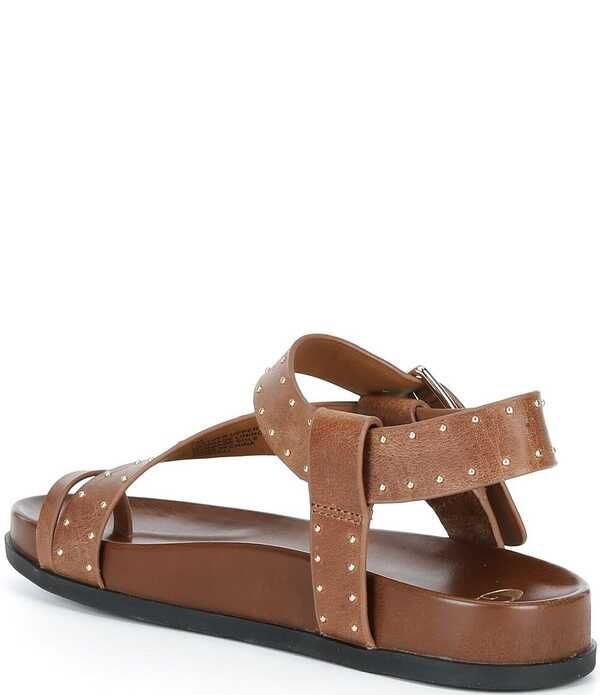 ジービー レディース シューズ サンダル GB FreeSpirit 2 Studded Toe Loop Sandals Dark Brown ブラウン