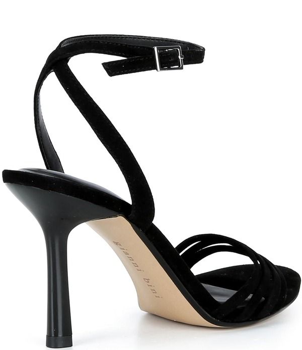 ジャンビニ レディース シューズ サンダル スエード Gianni Bini Dafney Suede Strappy Dressandals Black ブラック