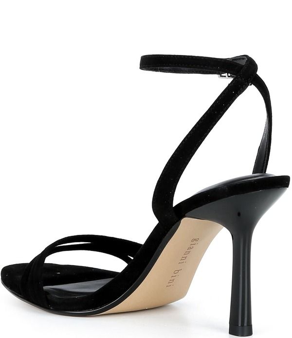 ジャンビニ レディース シューズ サンダル スエード Gianni Bini Dafney Suede Strappy Dressandals Black ブラック