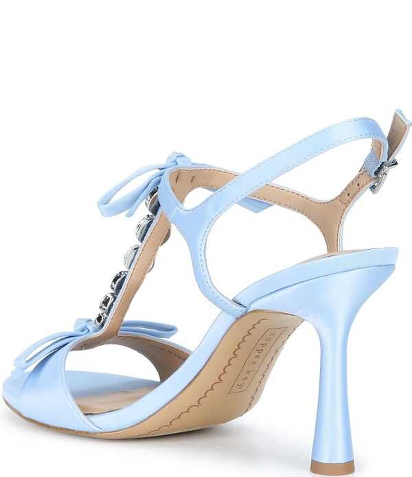 カッパーキー レディース シューズ サンダル Copper Key Lucia Jewel Embellished TStrap Dressandals Ocean