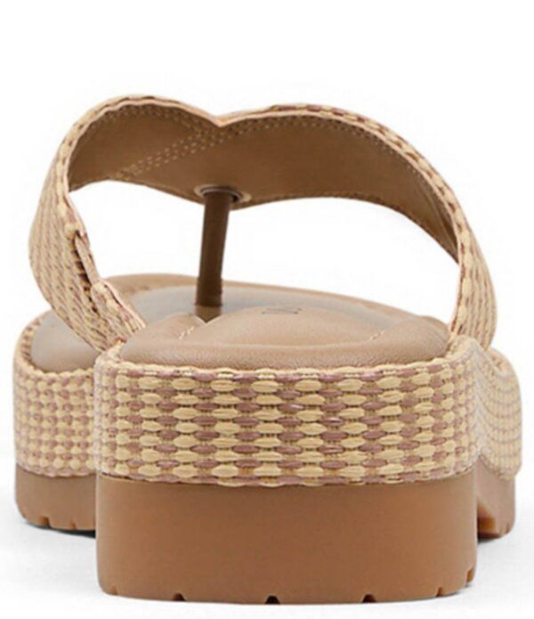 ドナルドプリネール レディース シューズ サンダル プラットフォーム Donald Pliner Sylverraffia Thong Platform Sandals Tobacco