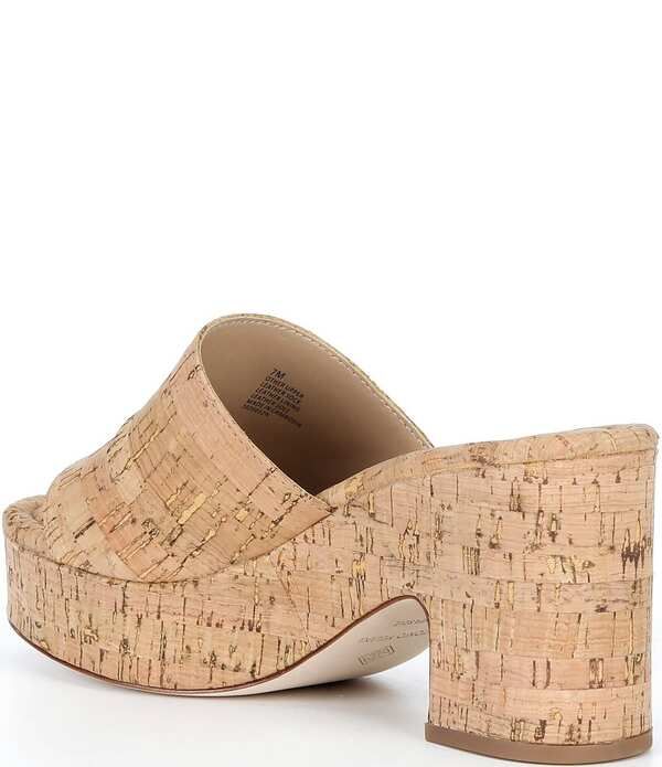 アントニオ メラーニ レディース シューズ サンダル プラットフォーム Antonio Melani Roby Cork Platform Sandals Natural