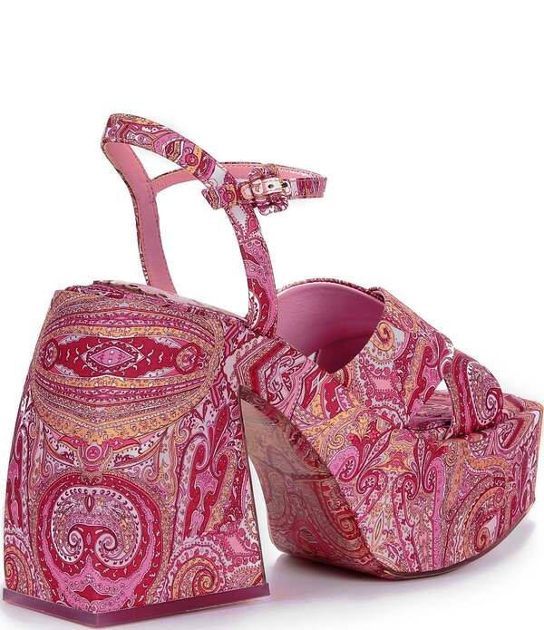 アントニオ メラーニ レディース シューズ サンダル プラットフォーム プリント ヒール Antonio Melani x Amanda Jones Vaughan Cece Paisley Prin アントニオ メラーニ レディース シューズ サンダル プラットフォーム プリント ヒール Antonio Melani x Amanda Jones Vaughan Cece Paisley Prin
