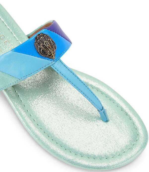 カートジェイガーロンドン レディース シューズ サンダル カラーブロック ロゴ Kurt Geiger London Kensington Colorblock Logo TBar Sandals B