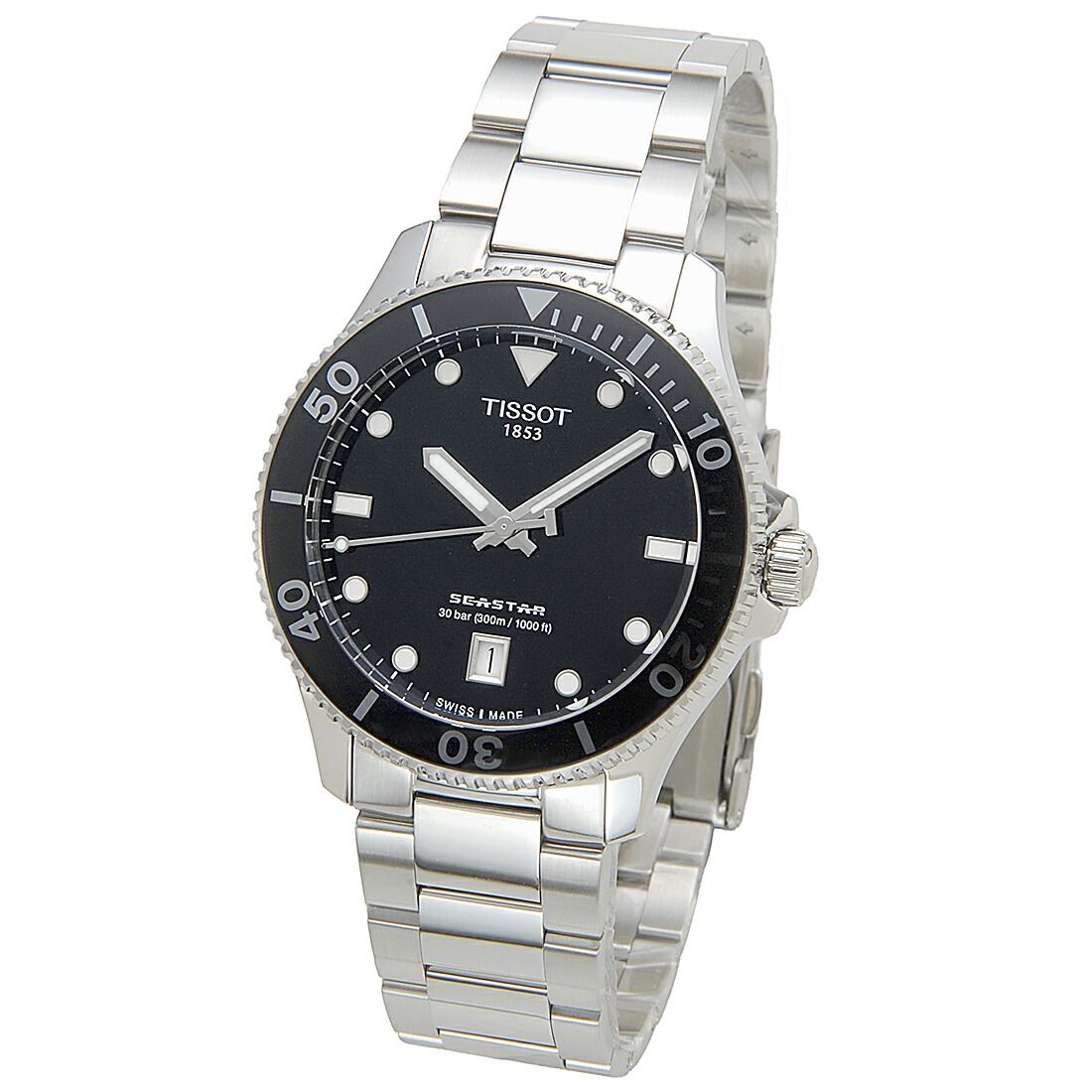 ティソ TISSOT 腕時計 メンズ T120.410.11.051.00 シースター 1000