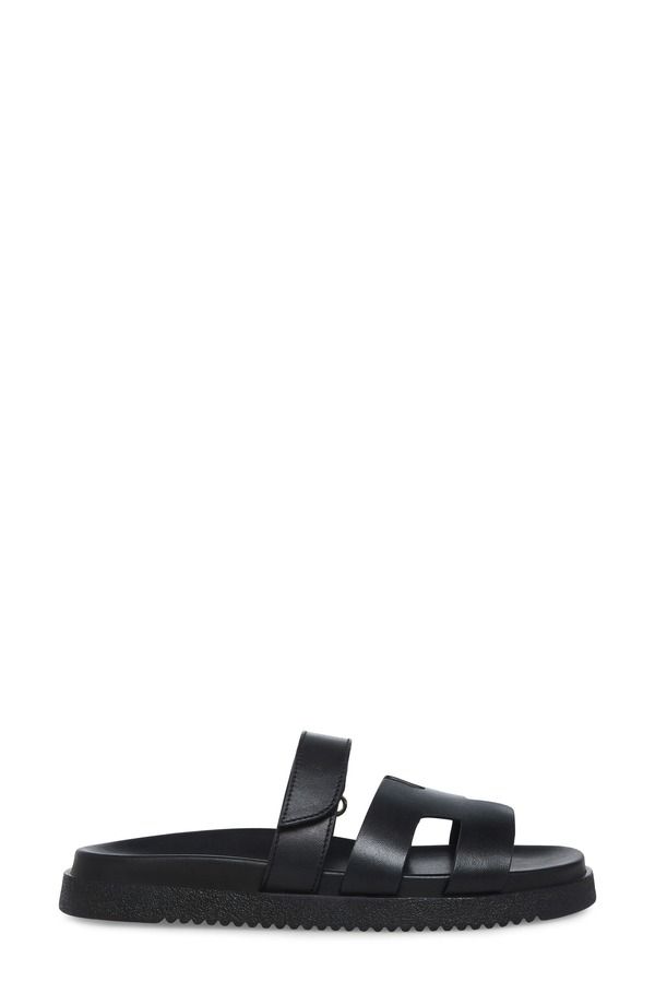 スティーブ マデン レディース シューズ サンダル Steve Madden Mayven Flatform Slide Sandal Black Leather ブラック スティーブ マデン レディース シューズ サンダル Steve Madden Mayven Flatform Slide Sandal Black Leather ブラック