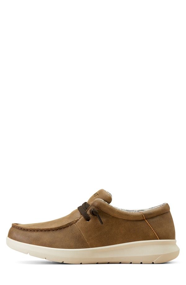 アリアト メンズ シューズ ブーツ・レインブーツ Ariat Hilo Moc Toe SlipOn Brown Bomber ブラウン