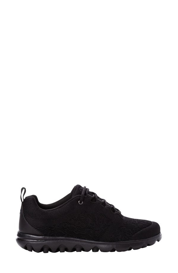 プロプト レディース シューズ スニーカー レース ニット ProptravelActiv Knit LaceUp Sneaker All Black ブラック
