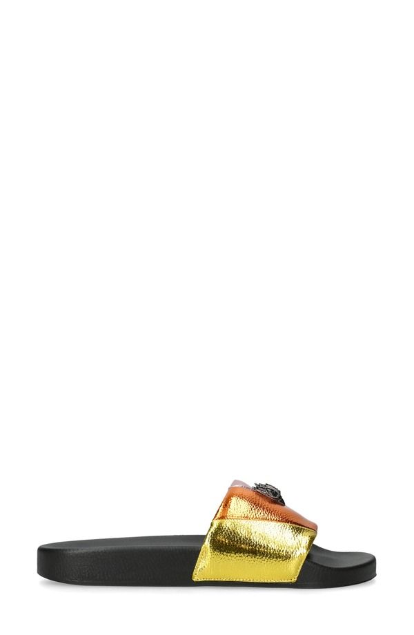 カートジェイガーロンドン レディース シューズ サンダル Kurt Geiger London Meena Eagle Slide Sandal Gold Multi ゴールド カートジェイガーロンドン レディース シューズ サンダル Kurt Geiger London Meena Eagle Slide Sandal Gold Multi ゴールド