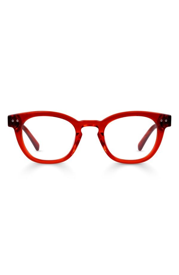 アイブブス レディース アクセサリー サングラス・アイウェア eyebobs Waylaid 45mm Round Readinglasses Marmalade Crystal