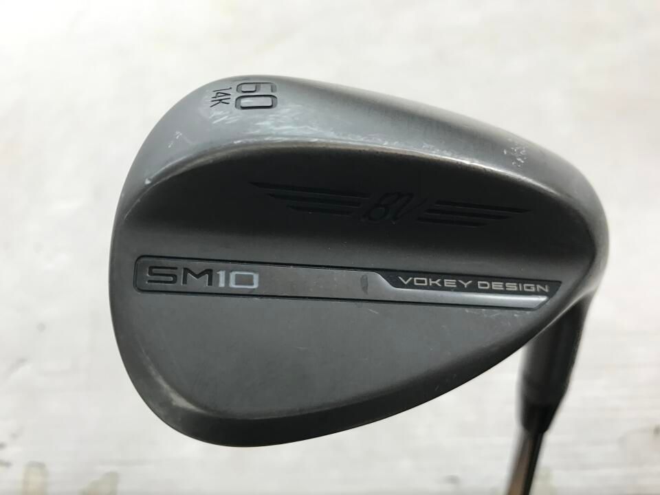 タイトリスト　VOKEY SM10 JET BLACK　60度　BV105　WEDGEフレックス　ウェッジ　中古【最短即日発送】